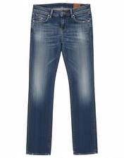 GAS Womens Straight Jeans W29 L35 Blue Cotton BM13