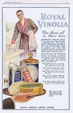 ROYAL VINOLIA Toiletries - Antique Advertisement 1921