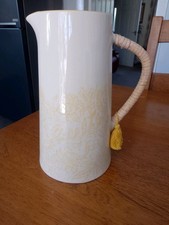 tall jug. Yellow & White