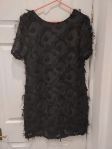 Lib ladies black fringed - ladies,