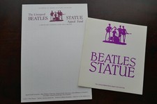 THE BEATLES STATUE FUND APPEAL FLYER / LETTER HEAD - ALLAN WILLIAMS / BOB WOOLER
