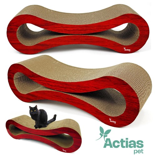 Large cat scratcher cardboard - large,