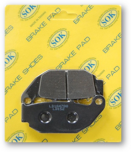 Rear brake pads fit honda - fit, msx