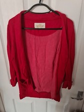 Red Soft cuff sleeve ladies