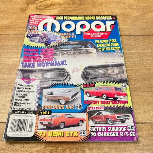 Mopar magazine january 2002 - mopar,
