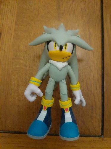 Silver action figure from - silver,