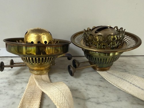Antique duplex brass oil - duplex,