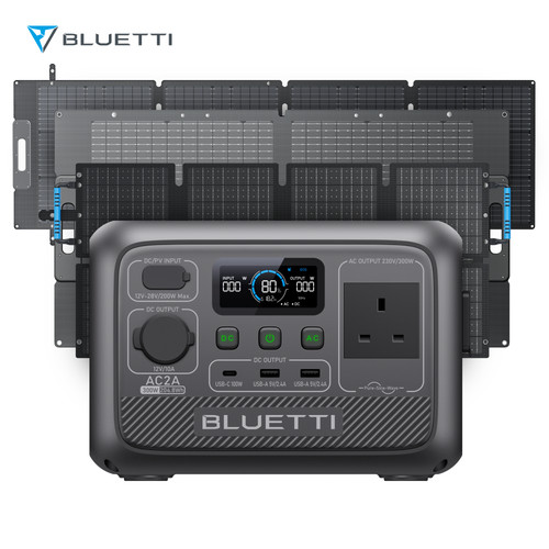 Bluetti ac2a 204wh portable - bluetti,