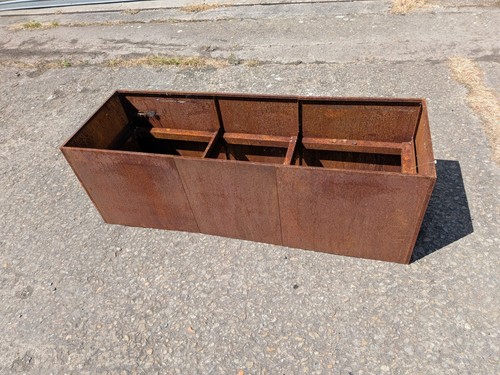 Corten steel hollo planter - hollo,