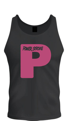 Power stroke pink logo - power, p
