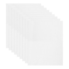 9 Pcs 11.4 x 14.6" Silicone Dehydrator Sheets Fruit Dryer Mesh Mat, White