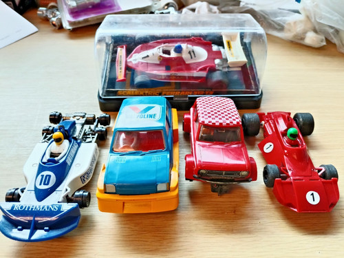 Scalextric vintage cars 5 - scalextric, x
