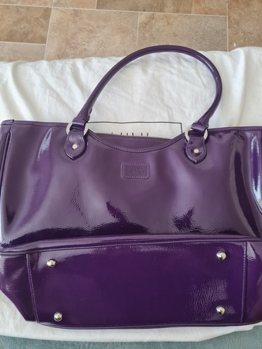 Lulu guinness purple patent - lulu,