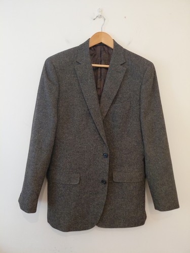 Moss bros tweed charcoal grey - bros,