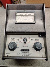 Marconi TF 893A Power Meter Watt Meter