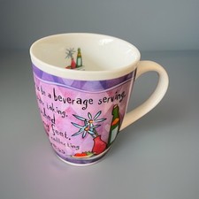  Waitress-History And Heraldry-Fine Porcelain Pink/White Job Mug/Tea Cup/Coffee