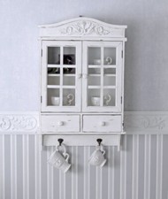 Vintage Hanging Cupboard White