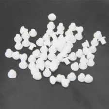 White 1000pcs Hinge Cover Kitchen Cabinet Cupboard Door Plastic Hole Cap Plug