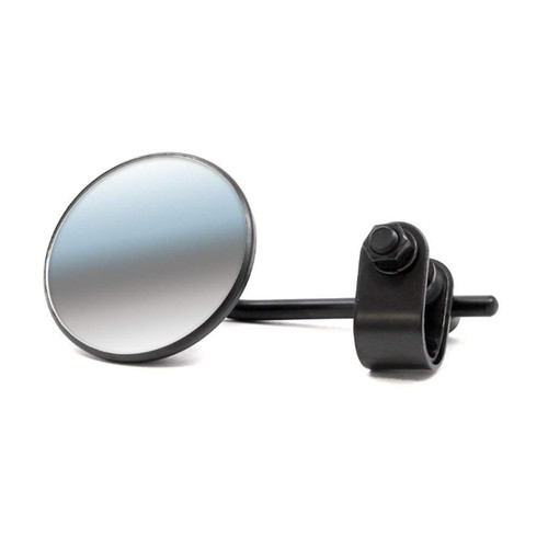 Black clamp on round - black, 1"