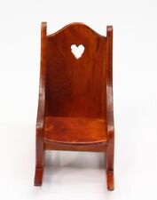 NEW Dolls House Wooden Rocking Chair 1/12th Scale FREE P&P