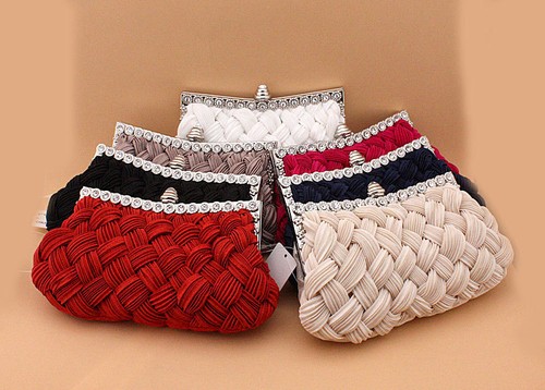 Satin evening clutch - uk,