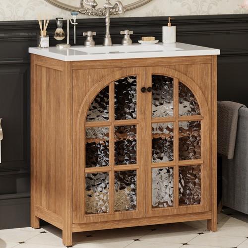 Farmhouse bathroom vanity - farmhouse,