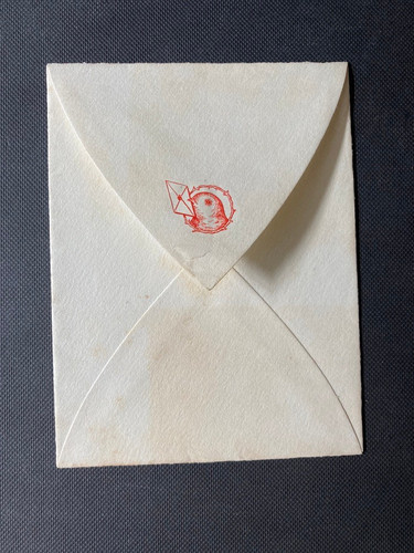 Victorian envelope with bird