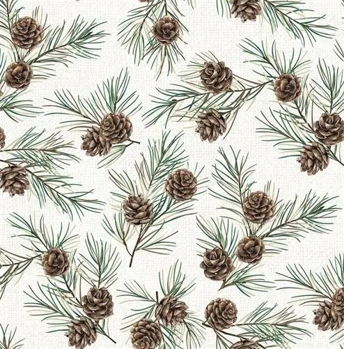 Pine cones christmas 112cm - christmas,