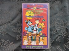 Quick Draw McGraw & Huckleberry Hound VHS 1990 Hanna-Barbera Vintage Kids Video