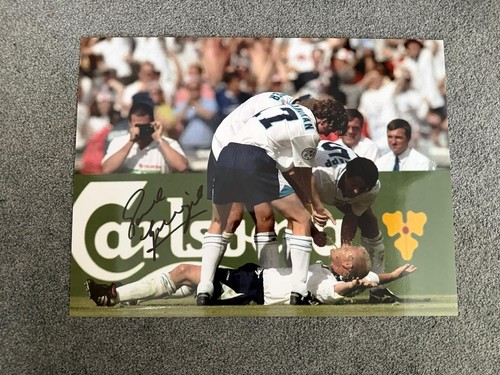 Paul gascoigne signed 16x12 - gascoigne,