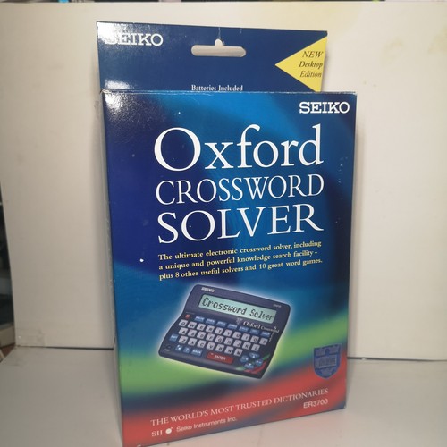 Oxford crossword solver - oxford,