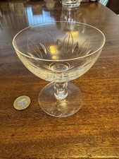 Thomas Webb "Echo" Crystal glass champagne coupe - pair