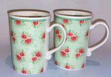 2 Floral Mugs Johnson Brothers Flower Vintage 1980s RefC 