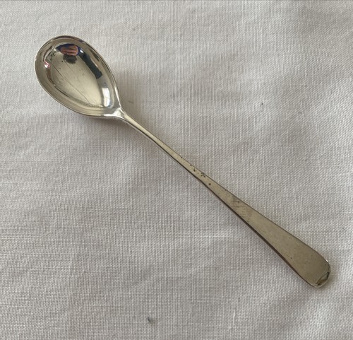 Solid silver mustard - a,