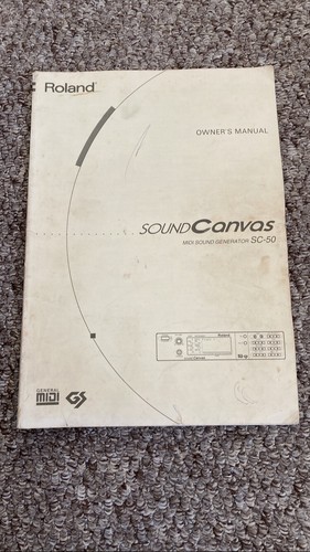 Roland sound canvas 50 - sound, sc-50