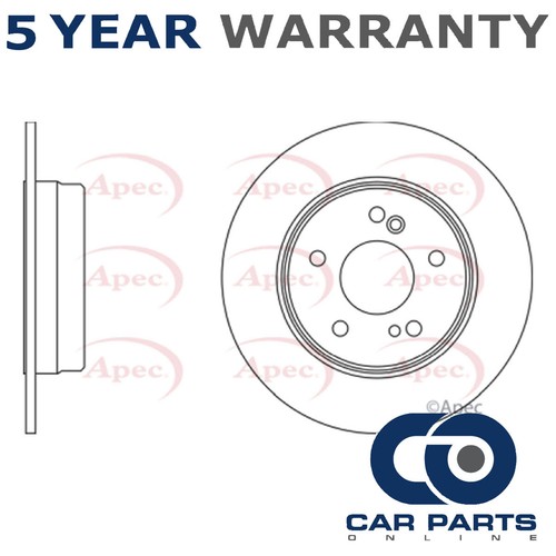Brake disc rear - disc, fits