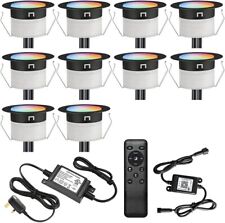 INDARUN RGBW WiFi Led Decking Lights Waterproof IP67 Ø31MM 12V - Led Plinth Ligh