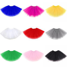 Girls Ladies 3 LAYERS HIGH QUALITY TUTU SKIRT Halloween Fancy Dress Hen Party UK