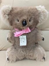 Koala Bear Real Fur Soft Toy