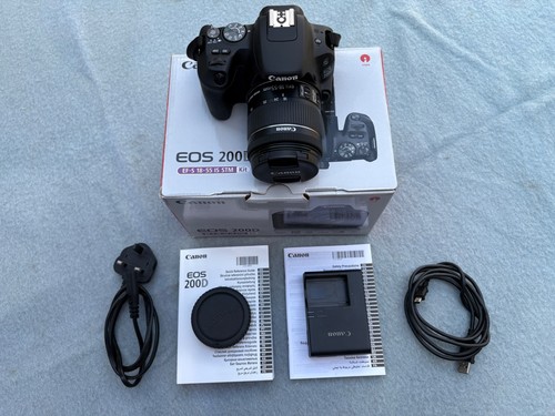 Canon eos200d kit with 55 - with, 18-55