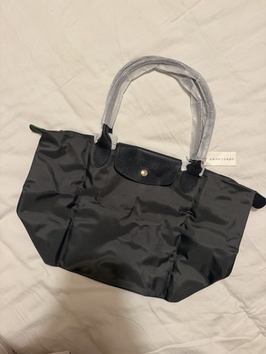 Grey longchamp tote bag new - longchamp,