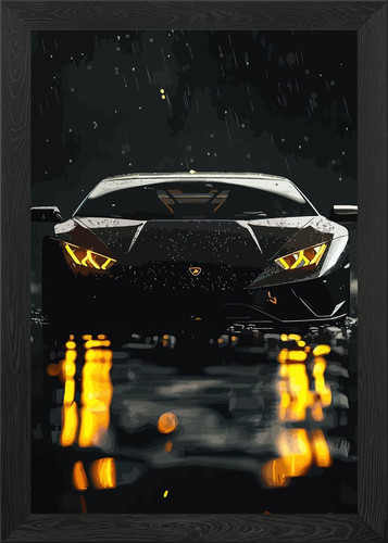 Black lamborghini rain - in,