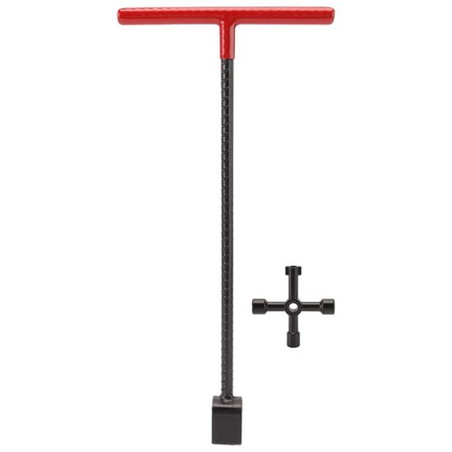 Steel water meter key wrench - water,