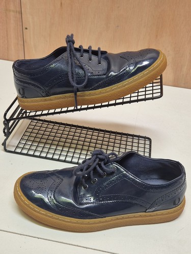Fred perry patent - patent, leather