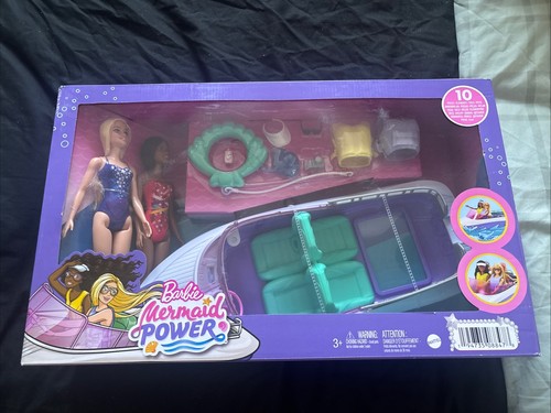 Barbie mermaid power boat - mermaid,
