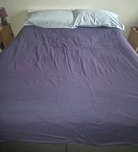 Asda double dark blue - asda, flat