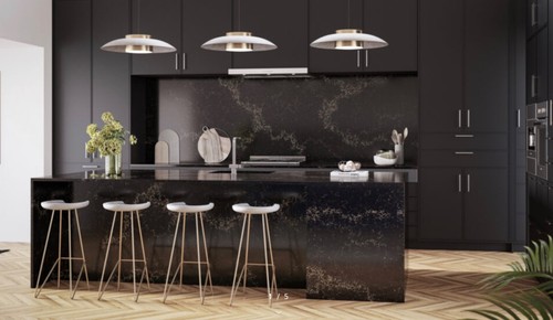 Caesarstone vanilla noir - vanilla,