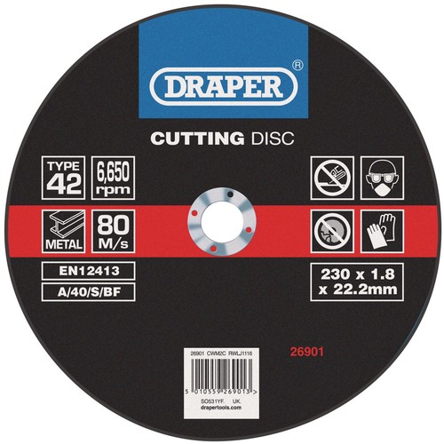 Depressed centre metal cutting - depressed,