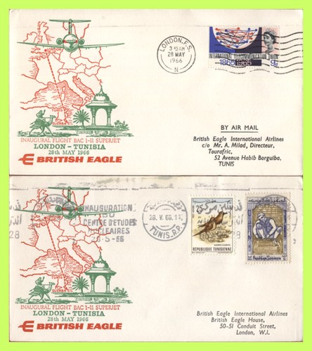 Tunisia 1966 british - g.b., /