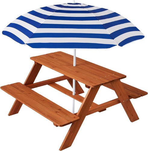 Children wooden picnic - wooden, table